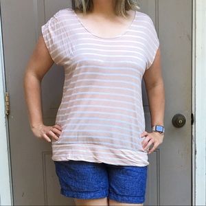 LC Lauren Conrad Stripped Top